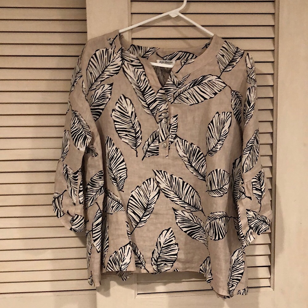 Italian Linen Top from Positano Italy